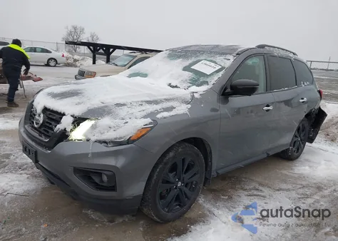 2018 Nissan Pathfinder Sl из США, поврежденный, VIN 5N1DR2MM9JC627548